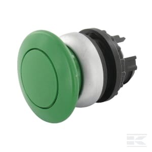 Przycisk grzybkowy, zielony | poltechparts.pl