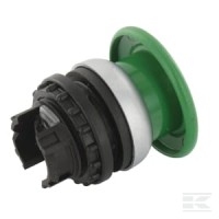 Przycisk grzybkowy, zielony | poltechparts.pl