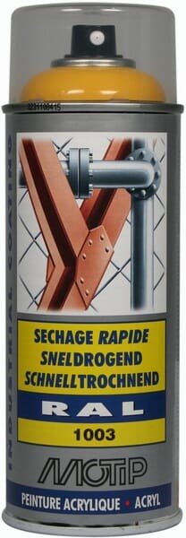 Lakier akrylowy w sprayu, RAL 1003 żółty sygnałowy 400 ml