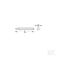Dłuto szpiczaste 250x16 mm | poltechparts.pl