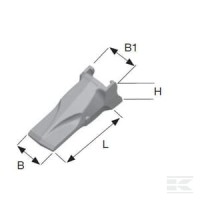 Ząb typu V, 65x135 mm | poltechparts.pl