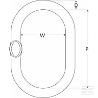Ogniwo do zawiesi RML G10, 10/8 mm | poltechparts.pl