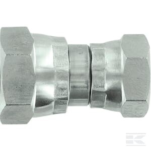 Łącznik gwint wewnętrzny / wewnętrzny 1/4" BSP ze stali nierdzewnej