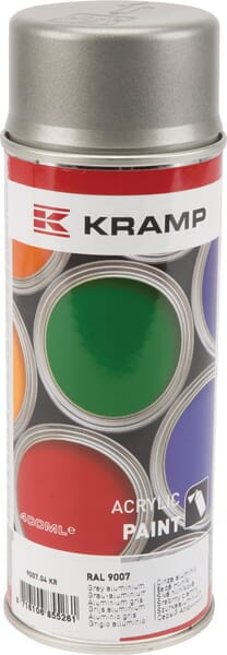 Lakier do maszyn RAL, 9007 srebrny ciemny 400 ml