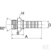 Końcówka DN20-3/4" BSPP | poltechparts.pl