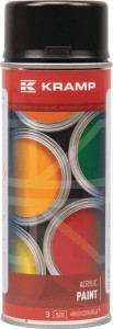 Lakier do maszyn RAL, czarny połysk 400 ml
