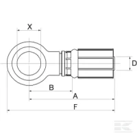Końcówka banjo DN6-1/4" BSP | poltechparts.pl