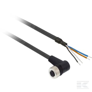 Kabel sens.M12, 4-fazowy, 5 m