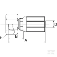 Końcówka DN6-M20x1.5 | poltechparts.pl