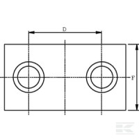Obejma kpl. ciężka 1x16mm Alu gr. 1 | poltechparts.pl