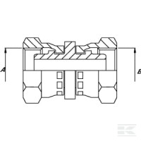 Łącznik gwint wewnętrzny / wewnętrzny M16… | poltechparts.pl