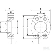 Kołnierz dzielony SAE6000 3/4" | poltechparts.pl