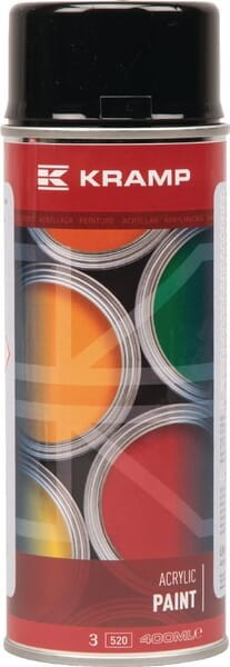 Lakier do maszyn RAL, 9005 czarny głęboki 400 ml