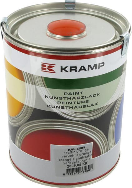 Lakier do maszyn RAL, 2009 pomarańczowy drogowy 1 l
