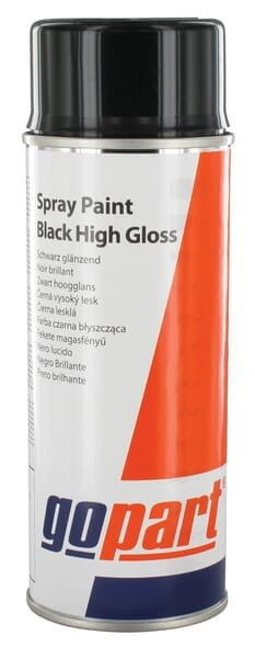Lakier gopart, czarny połysk 400 ml