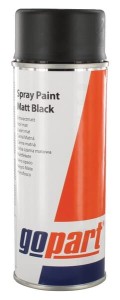 Lakier gopart, czarny mat 400 ml