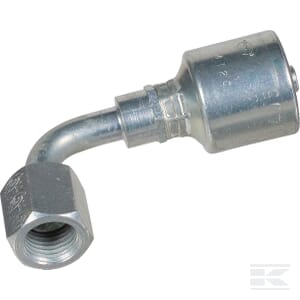 Końcówka 90° DN6-1/2" JIC