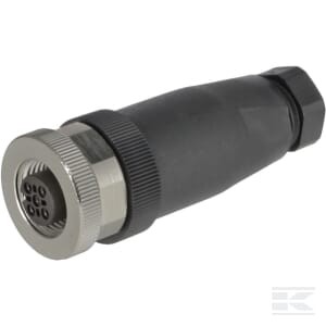 Gniazdo 4-pin żeńskie M12 Code-A