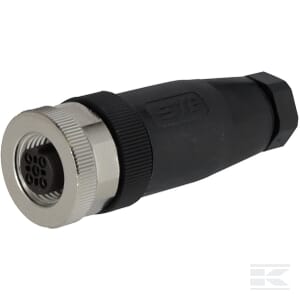 Gniazdo 4-pin żeńskie M12 Code-B