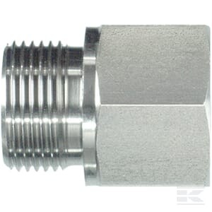 Złącze redukcyjne, gwint zewnętrzny / wewnętrzny 1/8" BSP x 3/8" BSP ze stali nierdzewnej