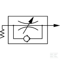 Zawór dławiąco-zwrotny 1/8" | poltechparts.pl