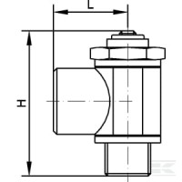 Zawór dławiąco-zwrotny 1/8" | poltechparts.pl
