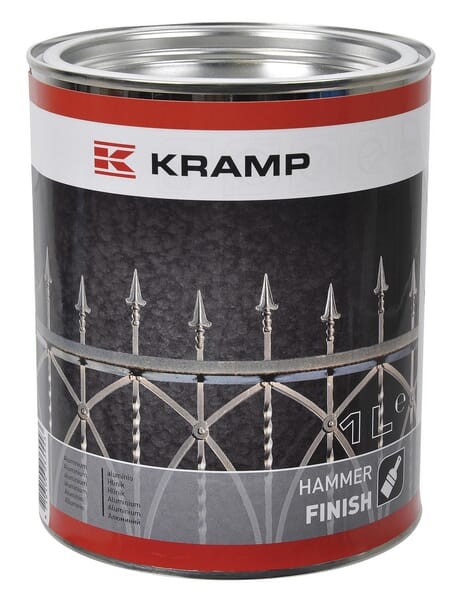 Lakier młotkowy Kramp, aluminiowy 1 L