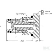 Zawór zwrotny CV10-NP-03-B00-35 | poltechparts.pl