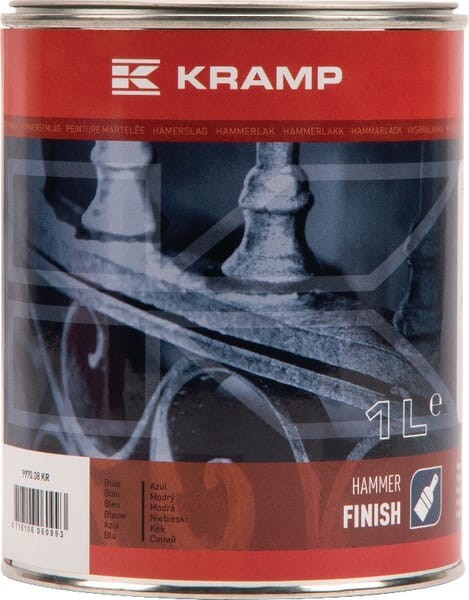 Lakier młotkowy Kramp, niebieski 1 L