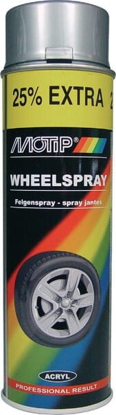 Lakier do felg Rally, srebrny 500 ml
