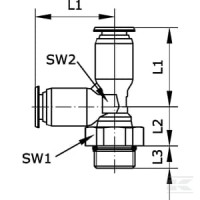 Szybkozłącze kątowe L 12x3/8" | poltechparts.pl
