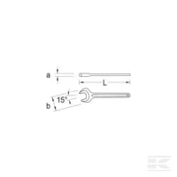 Klucz płaski, 34 mm, Gedore | poltechparts.pl