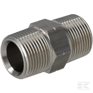 Złącze proste gwint zewnętrzny 3/4" NPT ze stali nierdzewnej