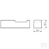 Przecinak szeroki 35x118mm 12,3mm 4- | poltechparts.pl