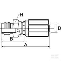 Końcówka MVA DN10-M18x1.5 | poltechparts.pl