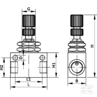 Zawór dławiący M5 | poltechparts.pl