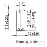 Sprzęgło silnika 800W gr. 0.5 | poltechparts.pl