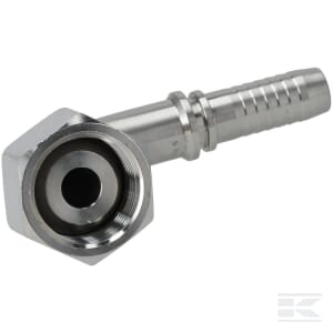 Końcówka DN06-1/4" BSP 90° stal nierdzewna