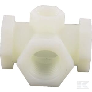 Trójnik 1/2" żeński z 1/4"