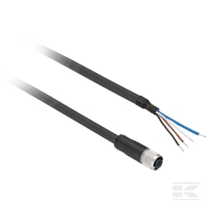 Kabel czuj.,pros.M8,4-bieg.,2m