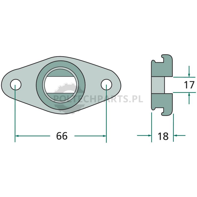 Prowadnica palca - 525Z 30752 - Sklep rolniczy PoltechParts