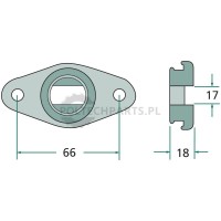 Prowadnica palca - 525Z 30752 - Sklep rolniczy PoltechParts
