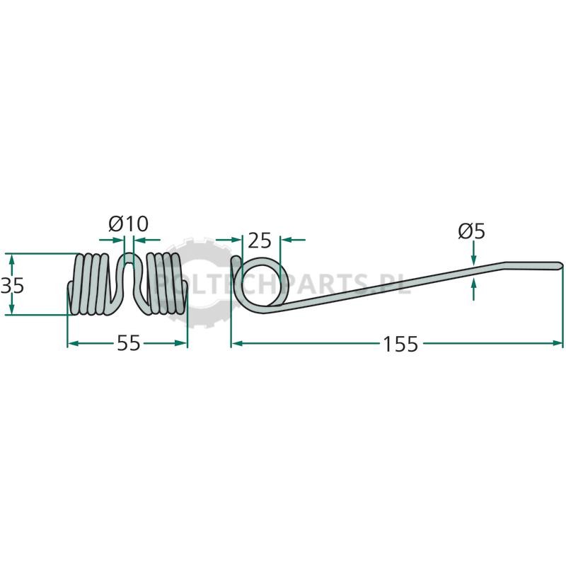 Palec podbieracza - 52511321160191.00 - Sklep rolniczy PoltechParts