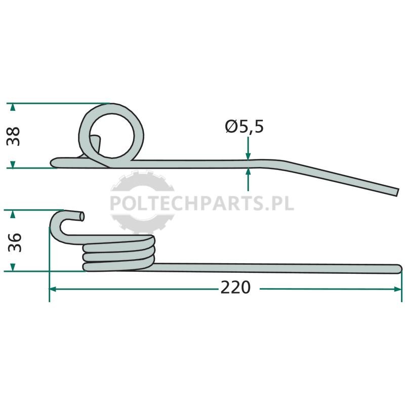 Palec nagarniacza - 525Z 56958 - Sklep rolniczy PoltechParts