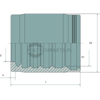 PFS 2SN-2SC DN 08 - 5/16'' | poltechparts.pl