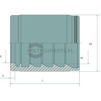 PFS 2SN-2SC DN 10 - 3/8'' | poltechparts.pl