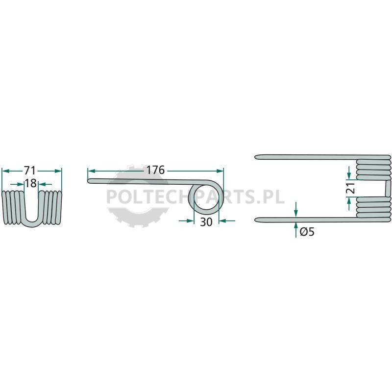 Palec podbieracza - 52506263431 - Sklep rolniczy PoltechParts