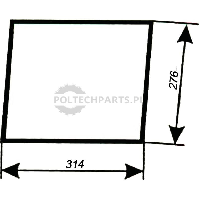 Szyba przednia | poltechparts.pl