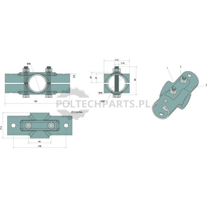 Zacisk T | poltechparts.pl
