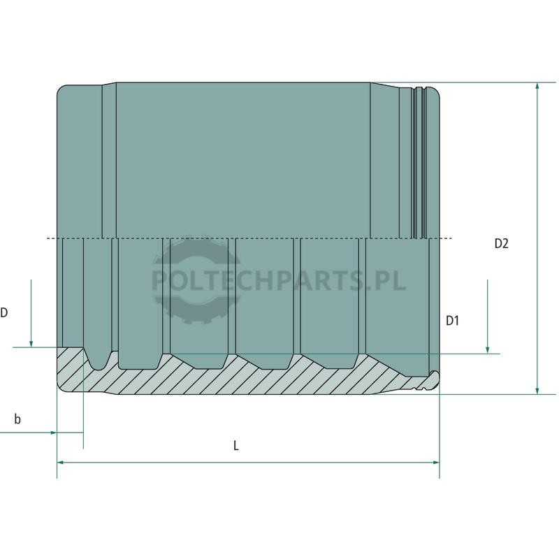 PFS 2SN-2SC DN 16 - 5/8'' | poltechparts.pl